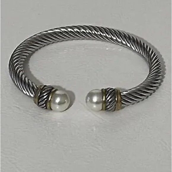 Luxury Twisted Cable Bangle Bracelet Stackable Women’s Jewelry - Picture 2 of 5
